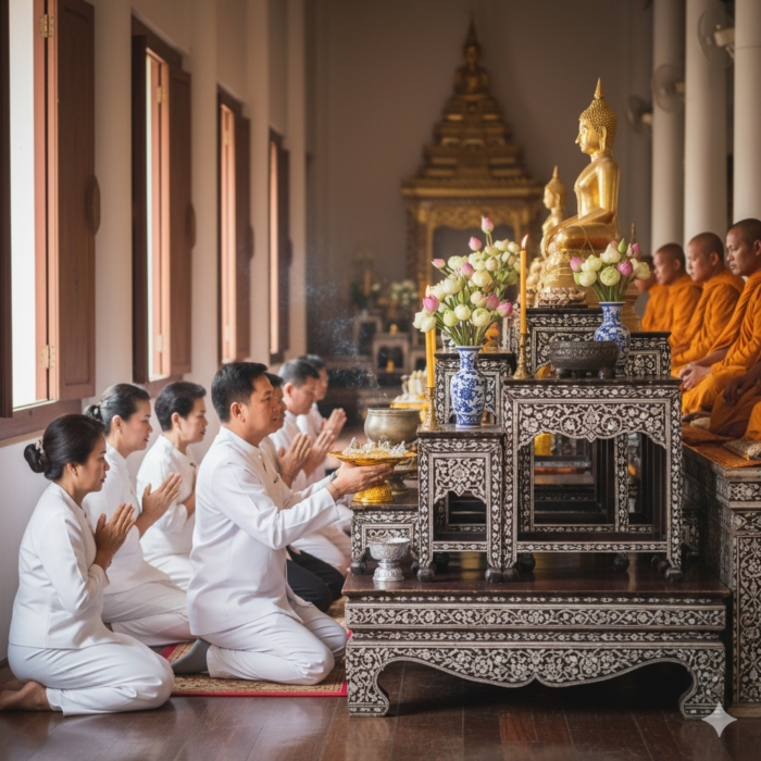 เราควรถวายโต๊ะหมู่บูชาในโอกาสใด