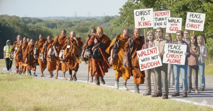 ทำไมคริสเตียนถึงโกรธมากเรื่องที่พระสงฆ์เดินเพื่อสันติภาพ?