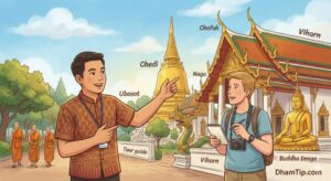 คำศัพท์ภาษาอังกฤษหมวด "พุทธศาสนสถาน" พาฝรั่งทัวร์วัด อธิบายสถาปัตยกรรมไทยได้เป๊ะเวอร์!