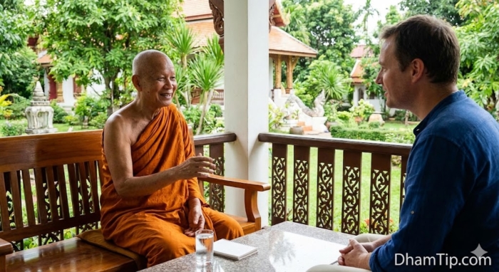 ประโยคสนทนาภาษาอังกฤษกับพระสงฆ์ ถาม-ตอบง่ายๆ ถูกกาลเทศะและสุภาพ!