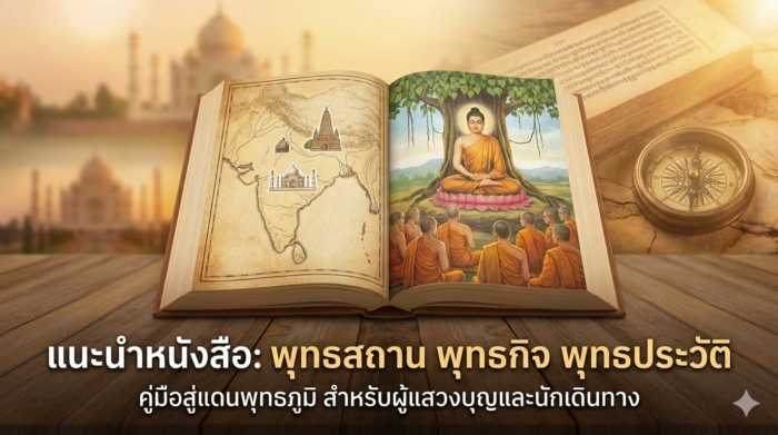 แนะนำหนังสือ: "พุทธสถาน พุทธกิจ พุทธประวัติ" คู่มือทรงคุณค่าสำหรับผู้แสวงบุญและนักเดินทางสู่แดนพุทธภูมิ