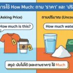 หลักการใช้ How Much: ถาม "ราคา" และ "ปริมาณ" (ฉบับเข้าใจง่าย)