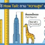 หลักการใช้ How Tall: ถาม "ความสูง" คนและตึก ให้ถูกต้อง!
