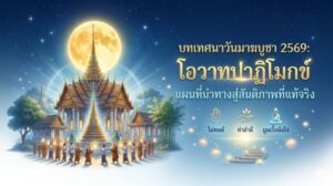บทเทศนาวันมาฆบูชา 2569: โอวาทปาฏิโมกข์ แผนที่นำทางสู่สันติภาพที่แท้จริง